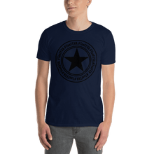 Load image into Gallery viewer, TeeFEVA T-Shirts Unisex TShirt | 8 Point | TeeFEVA | Black Star Stamp