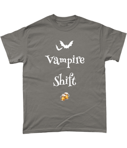 TeeFEVA T-Shirts We Love The Vampire Shift - White on