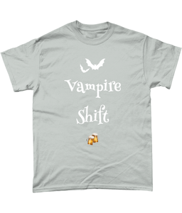 TeeFEVA T-Shirts We Love The Vampire Shift - White on