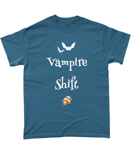 TeeFEVA T-Shirts We Love The Vampire Shift - White on