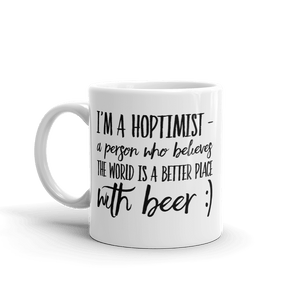TeeFEVA TeeFEVA | Mug | Beer | Hoptimist's - A Better Place With Beer...