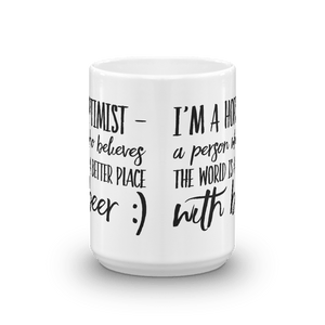 TeeFEVA TeeFEVA | Mug | Beer | Hoptimist's - A Better Place With Beer...