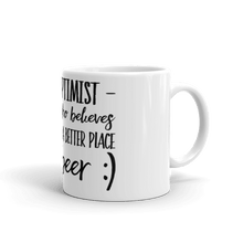 Load image into Gallery viewer, TeeFEVA TeeFEVA | Mug | Beer | Hoptimist&#39;s - A Better Place With Beer...