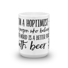 Load image into Gallery viewer, TeeFEVA TeeFEVA | Mug | Beer | Hoptimist&#39;s - A Better Place With Beer...