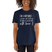 Load image into Gallery viewer, TeeFEVA TeeFEVA | T-Shirt | Beer | Hoptimist&#39;s - A Better Place With Beer...