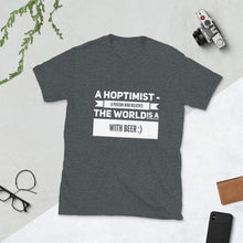 Load image into Gallery viewer, TeeFEVA TeeFEVA | T-Shirt | Beer | Hoptimist&#39;s - A Better Place With Beer...Poster