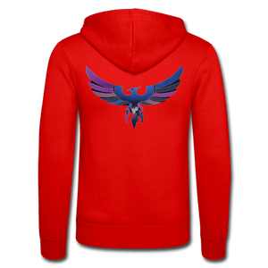 TeeFEVA Unisex Hooded Jacket | Bella + Canvas Unisex Zipped Hoodie - Phoenix Auto Trim