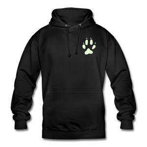 TeeFEVA Unisex Hoodie | AWDis Unisex Reflective Dog Walk Hoodie | Fun High Five/Fur
