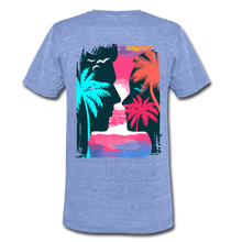 Load image into Gallery viewer, TeeFEVA Unisex Tri-Blend T-Shirt | Bella &amp; Canvas Unisex Summer T-Shirt | Silhouette front large back