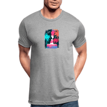 Load image into Gallery viewer, TeeFEVA Unisex Tri-Blend T-Shirt | Bella &amp; Canvas Unisex Summer T-Shirt | Silhouette front large back