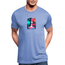 Load image into Gallery viewer, TeeFEVA Unisex Tri-Blend T-Shirt | Bella &amp; Canvas Unisex Summer T-Shirt | Silhouette front large back
