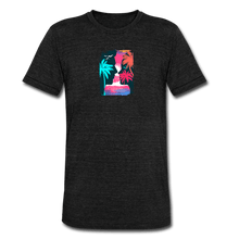 Load image into Gallery viewer, TeeFEVA Unisex Tri-Blend T-Shirt | Bella &amp; Canvas Unisex Summer T-Shirt | Silhouette front large back