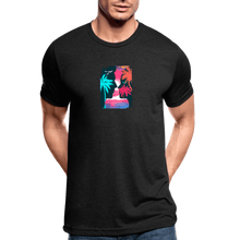 Load image into Gallery viewer, TeeFEVA Unisex Tri-Blend T-Shirt | Bella &amp; Canvas Unisex Summer T-Shirt | Silhouette front large back