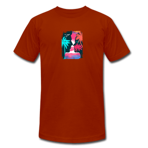 TeeFEVA Unisex Tri-Blend T-Shirt | Bella & Canvas Unisex Summer T-Shirt | Silhouette front large back