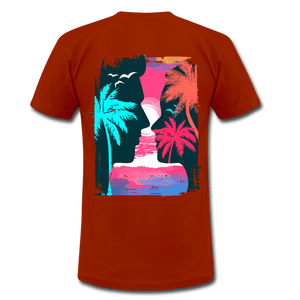 TeeFEVA Unisex Tri-Blend T-Shirt | Bella & Canvas Unisex Summer T-Shirt | Silhouette front large back