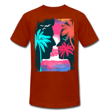 Load image into Gallery viewer, TeeFEVA Unisex Tri-Blend T-Shirt | Bella &amp; Canvas Unisex Summer T-Shirt | Silhouette pink large front