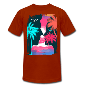 TeeFEVA Unisex Tri-Blend T-Shirt | Bella & Canvas Unisex Summer T-Shirt | Silhouette pink large front