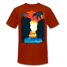 Load image into Gallery viewer, TeeFEVA Unisex Tri-Blend T-Shirt | Bella &amp; Canvas Unisex Summer T-Shirt | Silhouette yellow sun