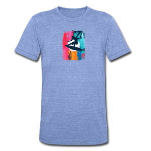 TeeFEVA Unisex Tri-Blend T-Shirt | Bella & Canvas Unisex Summer T-Shirt | Surf front large back