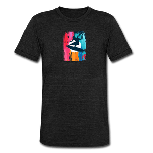 TeeFEVA Unisex Tri-Blend T-Shirt | Bella & Canvas Unisex Summer T-Shirt | Surf front large back