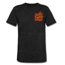 Load image into Gallery viewer, TeeFEVA Unisex Tri-Blend T-Shirt | Bella &amp; Canvas Unisex Tri-Blend T-Shirt | Wake Up And Smile | Smile More