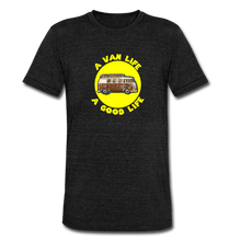 Load image into Gallery viewer, TeeFEVA Unisex Tri-Blend T-Shirt | Bella &amp; Canvas Unisex Van Life T-Shirt | A VAN LIFE A GOOD LIFE