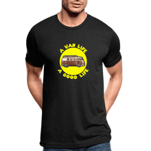 Load image into Gallery viewer, TeeFEVA Unisex Tri-Blend T-Shirt | Bella &amp; Canvas Unisex Van Life T-Shirt | A VAN LIFE A GOOD LIFE