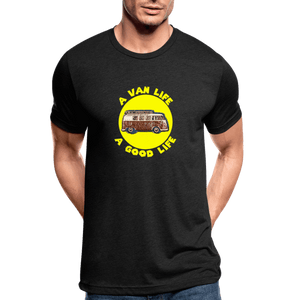 TeeFEVA Unisex Tri-Blend T-Shirt | Bella & Canvas Unisex Van Life T-Shirt | A VAN LIFE A GOOD LIFE