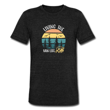 Load image into Gallery viewer, TeeFEVA Unisex Tri-Blend T-Shirt | Bella &amp; Canvas Unisex Van Life T-Shirt | Living The Van Life