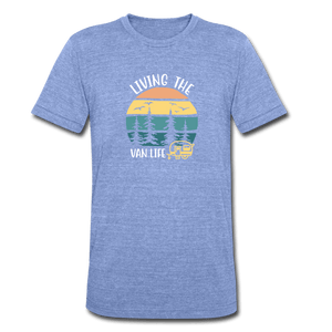 TeeFEVA Unisex Tri-Blend T-Shirt | Bella & Canvas Unisex Van Life T-Shirt | Living The Van Life