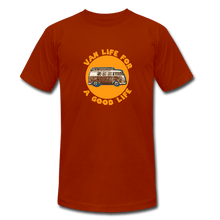 Load image into Gallery viewer, TeeFEVA Unisex Tri-Blend T-Shirt | Bella &amp; Canvas Unisex Van Life T-Shirt | VAN LIFE FOR A GOOD LIFE