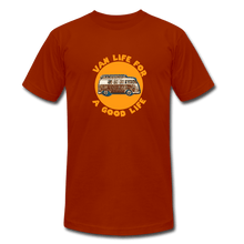 Load image into Gallery viewer, TeeFEVA Unisex Tri-Blend T-Shirt | Bella &amp; Canvas Unisex Van Life T-Shirt | VAN LIFE FOR A GOOD LIFE