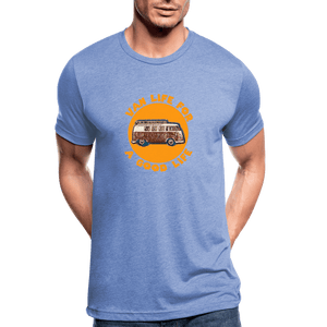 TeeFEVA Unisex Tri-Blend T-Shirt | Bella & Canvas Unisex Van Life T-Shirt | VAN LIFE FOR A GOOD LIFE