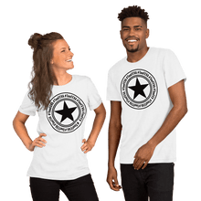 Load image into Gallery viewer, TeeFEVA Unisex TShirt | 8 Point TeeFEVA Black Stamp | Multi Tee Colours (MTC)