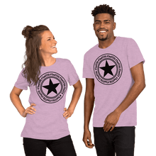 Load image into Gallery viewer, TeeFEVA Unisex TShirt | 8 Point TeeFEVA Black Stamp | Multi Tee Colours (MTC)