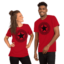 Load image into Gallery viewer, TeeFEVA Unisex TShirt | 8 Point TeeFEVA Black Stamp | Multi Tee Colours (MTC)