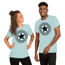 Load image into Gallery viewer, TeeFEVA Unisex TShirt | 8 Point TeeFEVA Black Stamp | Multi Tee Colours (MTC)