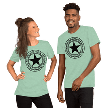 Load image into Gallery viewer, TeeFEVA Unisex TShirt | 8 Point TeeFEVA Black Stamp | Multi Tee Colours (MTC)