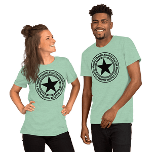 TeeFEVA Unisex TShirt | 8 Point TeeFEVA Black Stamp | Multi Tee Colours (MTC)
