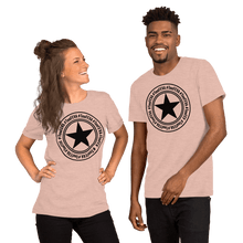 Load image into Gallery viewer, TeeFEVA Unisex TShirt | 8 Point TeeFEVA Black Stamp | Multi Tee Colours (MTC)