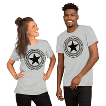 Load image into Gallery viewer, TeeFEVA Unisex TShirt | 8 Point TeeFEVA Black Stamp | Multi Tee Colours (MTC)