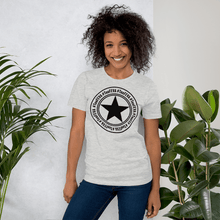 Load image into Gallery viewer, TeeFEVA Unisex TShirt | 8 Point TeeFEVA Black Stamp | Multi Tee Colours (MTC)
