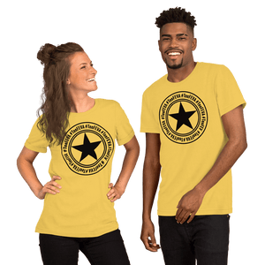 TeeFEVA Unisex TShirt | 8 Point TeeFEVA Black Stamp | Multi Tee Colours (MTC)