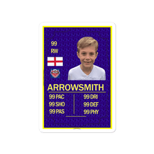 Load image into Gallery viewer, TeeFEVA Your own personalised football stats stickers