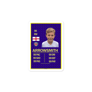 TeeFEVA Your own personalised football stats stickers