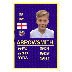 TeeFEVA Your own personalised football stats stickers